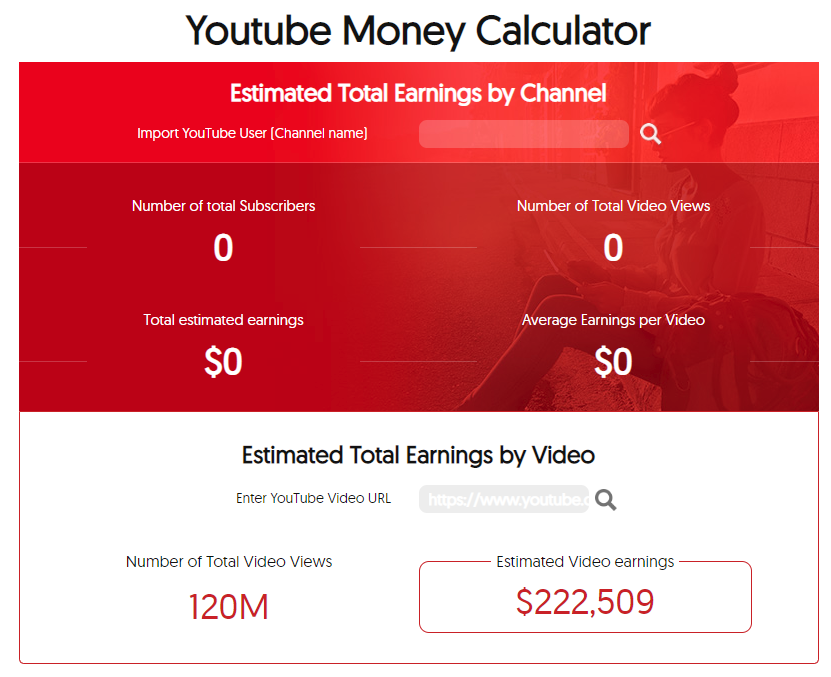 Youtube 収益 計算